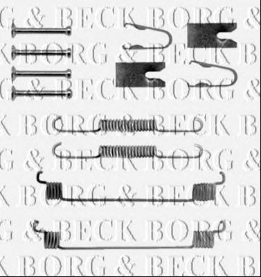 BORG & BECK bbk6154 -  Комплектующие, колодки дискового тормоза
